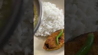 ইলিশ মাছ ভাজা দিয়ে গরম ভাত 😋😋। Ilish  Mach। #youtubeshorts #shot #shorts #ilish #hilshafish #fish