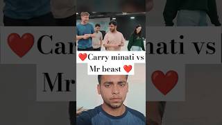 Mr beast reacts to Mr least 🙃🤑 #carryminati #mrbeast #shorts #comedy