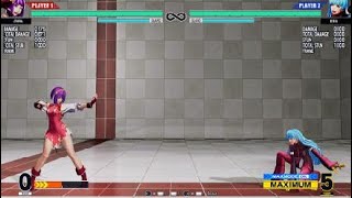 KOF XV - Athena corner combo