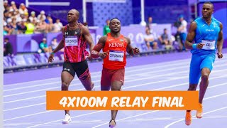 4x100M Men Final Olympic trials Kenya 2024