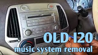 HOW TO REMOVE Hyundai I20 old stereo  #steeo #jinoaugustin #pannelremove