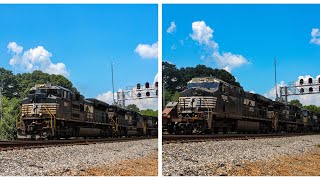 NS July Friday Railfanning at Arcadia & Fairforest with 24X/28R combo 7/5/24