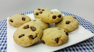 HEALTY CHOCOLATE CHIP COOKIES (Gluten free, dairy free)