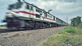 STORMY EVENING : Speeding Trains : Indian Railways