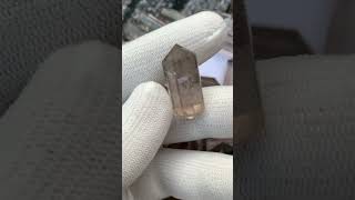 Polished smoky quartz