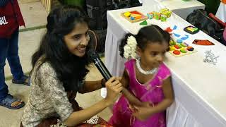 Birthday party host Emcee Nandhini Aravindan Captivating audience by her energy level & performance