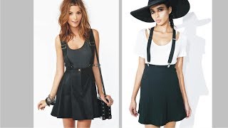 Simple Suspenders With Skirt To Light Your Style