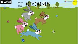 2 minute Easter Bunny Race