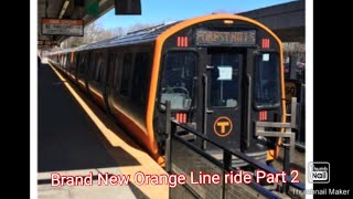 Riding the Brand new Orange Line from Tuffts Medical Center to State  Part 2