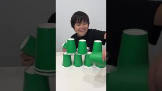 Building with cups!! Part19 #shorts #レオ