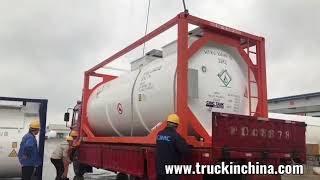 T14 Isotank Lined tank UN1789 UN1790 Acid Container Offshore Tank to TEMA Ghana