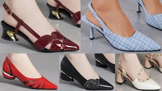 2024 LATEST COMFORTABLE AND BEAUTIFUL PUMPS SHOES DESIGNS FOR WOMEN LATEST ELEGANT FOOTWEAR DESIGNS