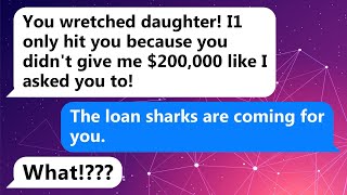 After I decline to help my father invest in cryptocurrency, he comes at me. Justice is on the way.