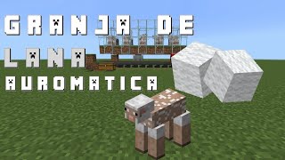 Granja de lana automática para Minecraft pe