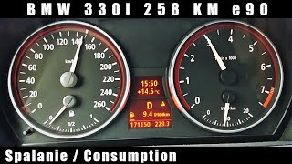 2005 BMW 330i e90 - Spalanie / Fuel Consumption