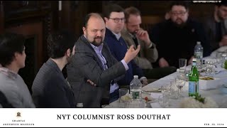 Kellner Academy Presents: New York Times Columnist Ross Douthat -  2.26.24 - Shabtai Yale