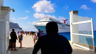 Cozumel Cruise Port Carnival Cruises !!