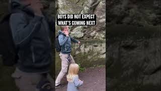 Ghost Attack Prank As Something Was In The Cave #shorts