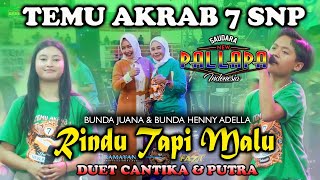 RINDU TAPI MALU - NEW PALLAPA - CANTIKA DEVINCA FT PUTRA ANGKASA  TEMU AKRAB 7 SNP 2024 GOR SIDOARJO