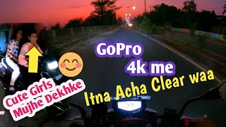 GoPro 9 ka 4K Me Esa Clarity Milega Pata Nehi Tha || Evening 🌆 Ride