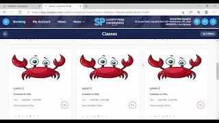 Sp Customer portal - How to book in to a class