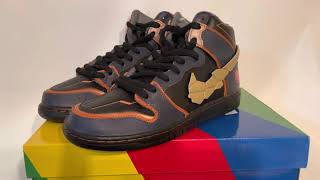 Gundam Unicorn × Nike SB Dunk High PRO QS "BANSHEE"