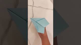 How to make an easy paper plane in 1 MINUTE! | Easy and Simple | Craft for Kids! #shorts #viralvideo