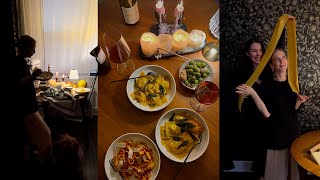 Visual diary // Cozy pasta night with friends in NYC