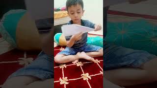 Naufal lagi kasi Tutorial buat mainan pesawat dari kertas 😍#anak #mainan#pesawatkertas#2024#babyboy