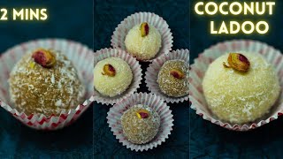 Instant Coconut ladoo with Condensed Milk | Nariyal Ladoo Recipe | Navaratri Special Sweets | Day 2