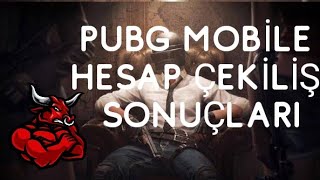 PUBG MOBİLE HESAP ÇEKİLİŞİ SONUÇLARI - Pubg Hesap Çekilişi