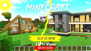 💥WHO'S BEST HOUSE IN MINECRAFT. 🤔 OLD VS NEW. VOTE FOR ME. #minecraft #gamerfleet #anshubisht #1k