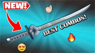 BEST COMBOS FOR *NEW* DEMONSLAYER BLADE PICKAXE! - Fortnite