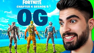 بازگشت بهترین بتل رویال دنیا 🥵😱🤩 FORTNITE OG