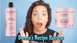 WASH DAY: Curly Hair Routine using DONNAS RECIPE | Lauryn Taylor