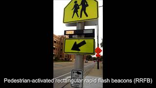 How a Rectangular Rapid Flash Beacon Crossing Works -- Wauwatosa, Wisconsin