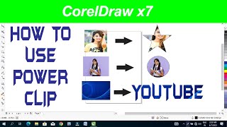 Corel draw power clip tutrial / How to use power clip on corel