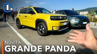 La FIAT GRANDE PANDA vista dal VIVO! Stile, interni, motori (da 19.000 euro)