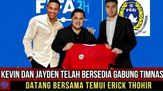 ERICK THOHIR SUMRINGAH!!! RESMI DAPATKAN JAYDEN OOSTER DAN KEVIN DIKS DEMI PERTAHANAN KUAT TIMNAS