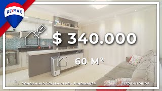 Apartamento com 2 dormitórios à venda, 60 m² por R$ 340.000,00 - Bosque dos Jacarandás - Jundiaí/SP