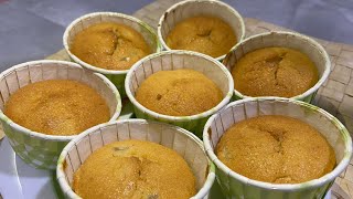 Kek Pisang Cawan (Banana Cupcake) | Tak Cukup Makan Satu Ni.