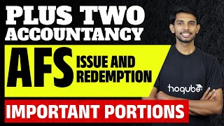 Plus Two Accountancy | AFS Chapter 2 - Issue and Redemption | Important Onam Exam Portions| Eduport