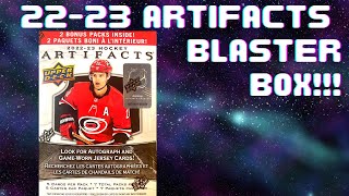 2022-23 Upper Deck Artifacts Hockey Blaster Box Break and Review