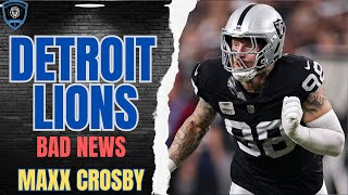 Detroit Lions Hit with DEVASTATING Trade News on Maxx Crosby!