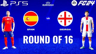 FC 24 - Spain vs. Georgia - EURO 2024 Round Of 16 Match | PS5™ [4K60]