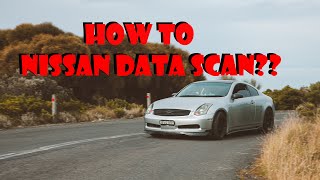 How to connect with Nissan Data Scan 2 NDS2 | V35/ Infiniti G35 Skyline VQ35DE