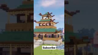 Japanese house design in minecraft #shorts #short #minecraft #minecraftshorts