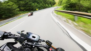 KTM DUKE 790 A2 ON AUSTRIAN ALPS | ENGINE SOUND ONLY | 4K