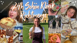 24h Schön-Klinik Richtmenge essen❣️🥨🧈🍩Meinung, Erfahrungen, Zu viel? Zu wenig? Angst🥴