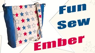 How to Sew an Ember Crossbody Bag-  By: Hold it right there patterns- Quick and easy